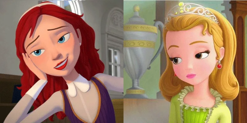 Marcella Spirit and Princess Amber Sofia the First