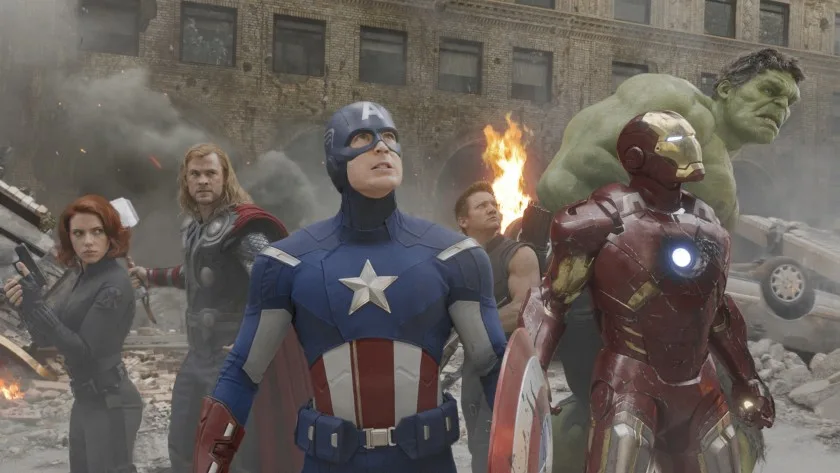 Original Avengers circled up in New York with Black Widow and Iron Man