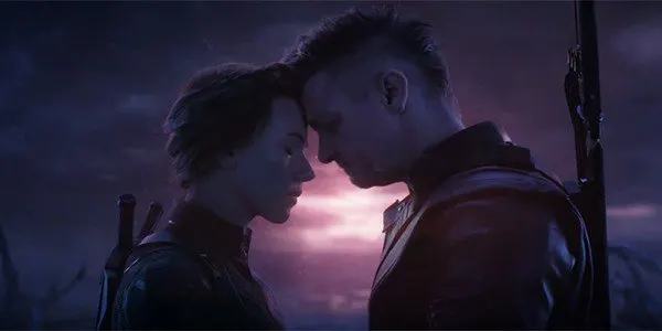 Hawkeye and Black Widow Endgame