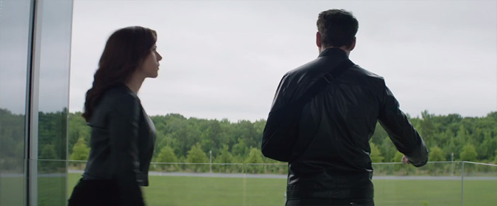 Tony Stark confronts Black Widow after Civil War