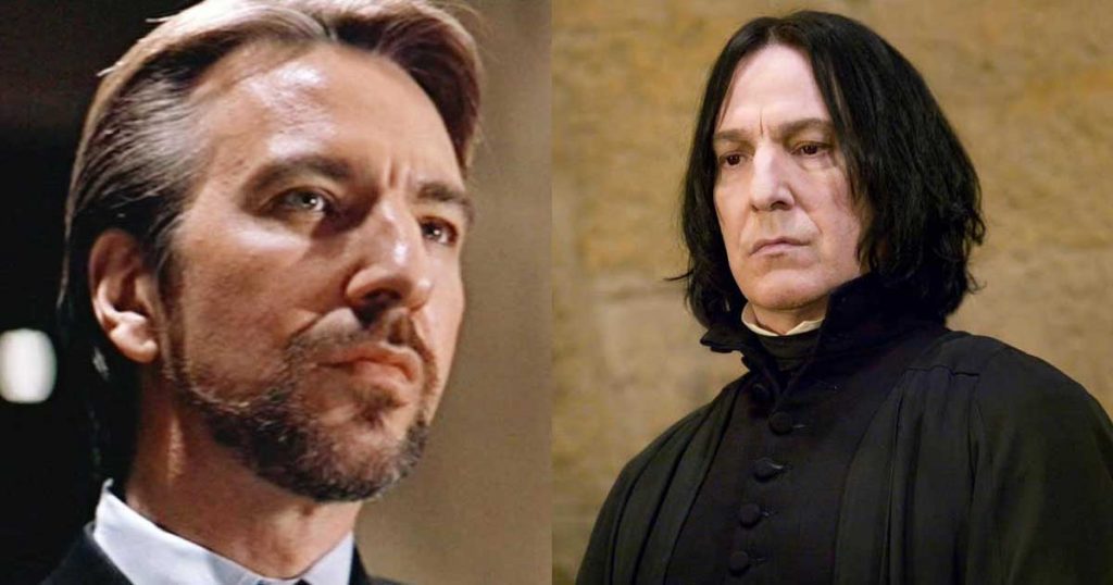 Hans Gruber and Professor Severus Snape from Harry Potter