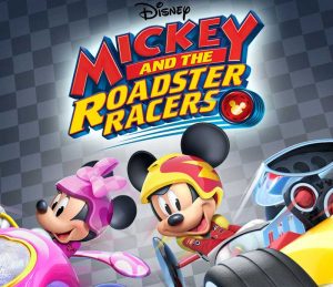 Minnie and Mickey as Roadster Racers