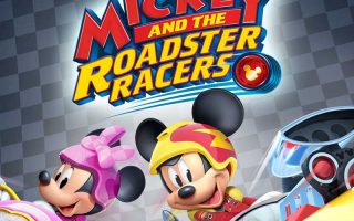 Minnie and Mickey as Roadster Racers