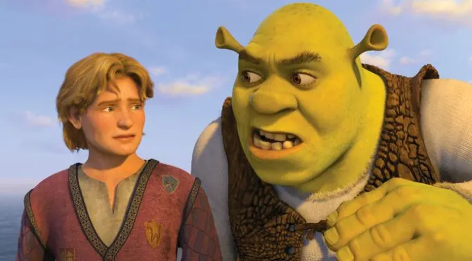 Shrek and Artie from Shrek the Third