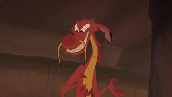 Mushu's evil smile