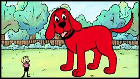 Clifford the Big Red Dog and Emily Elizabeth