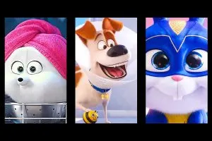 Gidget, Max, and Snowball from Secret Life of Pets 2