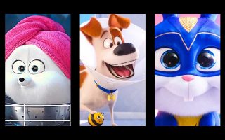 Gidget, Max, and Snowball from Secret Life of Pets 2